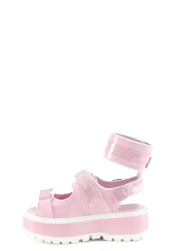 Demonia Platforms|Sandals*Baby Pink Slacker-15B Platform Sandals