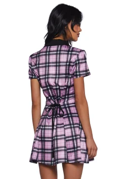Current Mood Dresses*Baby You Don't Exist Plaid Dress