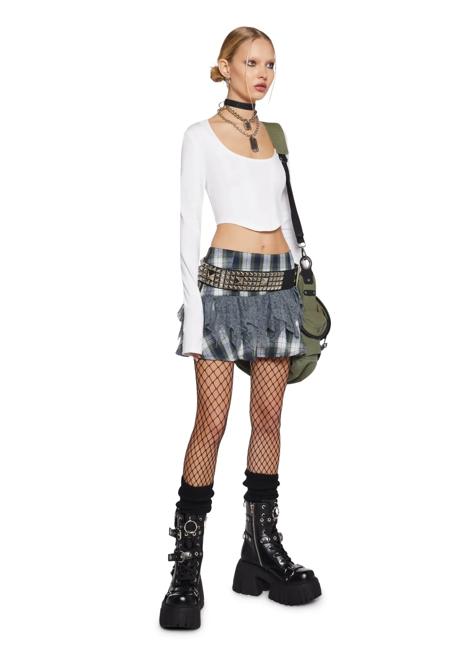Current Mood Tops|Plus*Back Stage Long Sleeve Crop Top