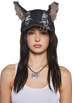 Current Mood Hats*Bad Attitude Denim Cap