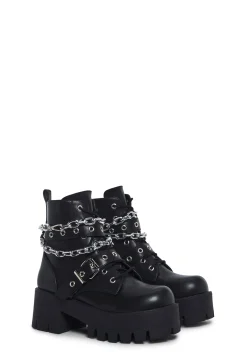 Current Mood Boots|Platforms*Bad Girl Blues Platform Boots