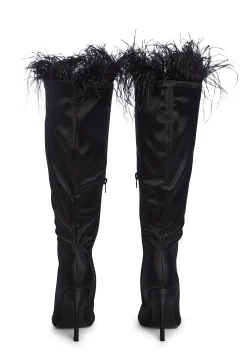 Public Desire Boots*Baddie Knee High Boots - Black