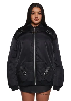 Poster Grl Outerwear|Sweatshirts & Hoodies*Baddie Undercover Oversized Bomber Jacket