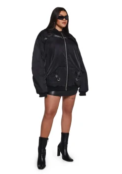 Poster Grl Outerwear|Sweatshirts & Hoodies*Baddie Undercover Oversized Bomber Jacket