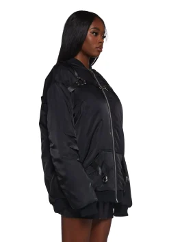 Poster Grl Outerwear|Sweatshirts & Hoodies*Baddie Undercover Oversized Bomber Jacket
