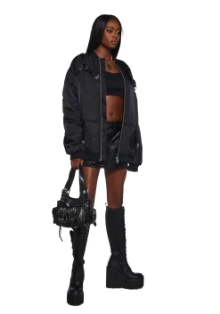 Poster Grl Outerwear|Sweatshirts & Hoodies*Baddie Undercover Oversized Bomber Jacket