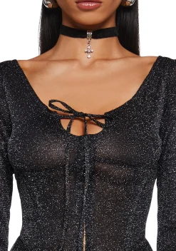 Current Mood Plus*Ball Drop Glitter Playsuit