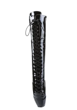 DEVIOUS Boots*Ballet-2020 Spike Heel Ballet Knee Boots
