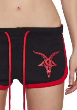 Widow Bottoms|Shorts*Baphomet Fan Booty Shorts