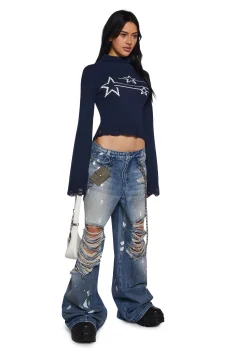 Current Mood Tops|Plus*Be A Star Knit Sweater