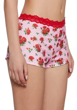 Sugar Thrillz Lingerie|Plus*Be Mine Tonight Knit Boyshorts