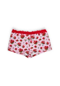 Sugar Thrillz Lingerie|Plus*Be Mine Tonight Knit Boyshorts