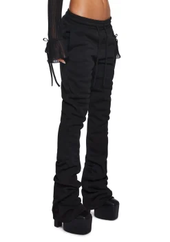 X_JNK USA Bottoms*Be On Your Way Fleece Pants - Black