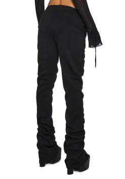 X_JNK USA Bottoms*Be On Your Way Fleece Pants - Black