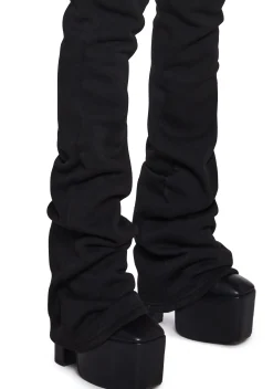 X_JNK USA Bottoms*Be On Your Way Fleece Pants - Black