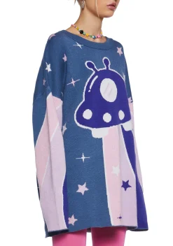 dELiA*s by Dolls Kill Tops|Plus*Beam Me Up Intarsia Sweater