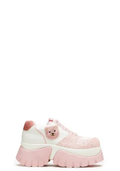 Koi Footwear Platforms|Sneakers*Bear Blushes Chunky Glitter Trainers - Pink