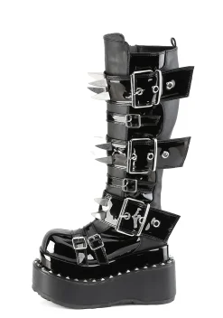 Demonia Boots*Bear-215 Knee High Boots