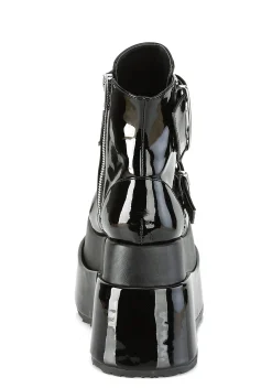 Demonia Boots*BEAR-104 Susperia Patent Platforms
