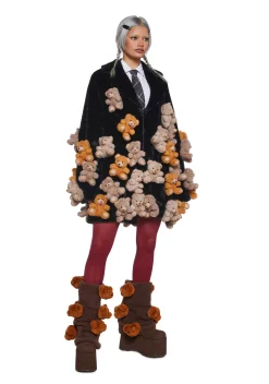 dELiA*s by Dolls Kill Outerwear*Bear With Me Faux Fur Coat