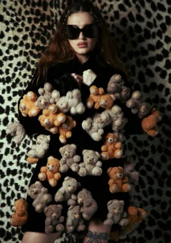 dELiA*s by Dolls Kill Outerwear*Bear With Me Faux Fur Coat
