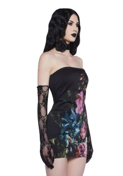 Widow Dresses|Mini Dresses*Beauty In Darkness Mini Dress