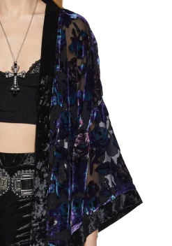 Widow Outerwear|Plus*Befallen Romance Floral Kimono