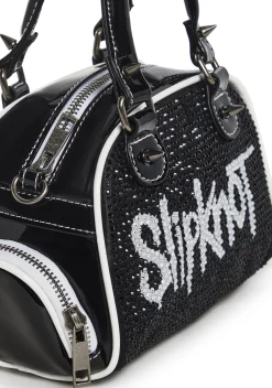 Dolls Kill x Slipknot Bags*Before I Forget Bowler Bag - White