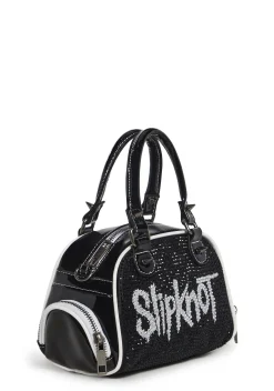 Dolls Kill x Slipknot Bags*Before I Forget Bowler Bag - White