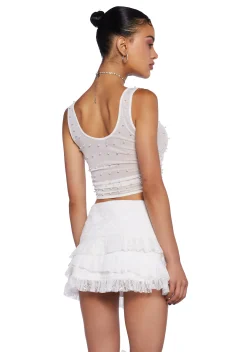 Sugar Thrillz Tops*Beloved Pearl Tank Top