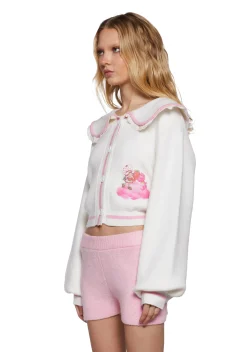 Dolls Kill | Care Bears x Strawberry Shortcake Tops|Plus*Berry Companions Knit Cardigan