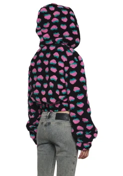 Sugar Thrillz Outerwear|Sweatshirts & Hoodies*Berry Smitten Hooded Sherpa Jacket