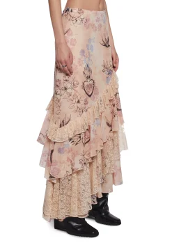 Current Mood Tops|Plus*Beside Me Chiffon Blouse