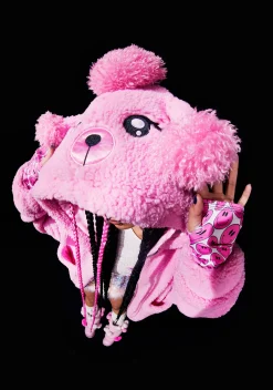 dELiA*s by Dolls Kill Outerwear|Sweatshirts & Hoodies*Best In Show Hooded Sherpa Jacket