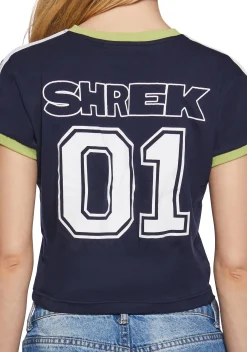 Dolls Kill x Shrek Tops|Plus*Beware Stare Jersey Tee