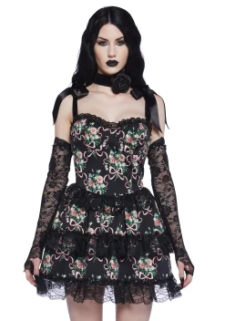 Widow Dresses|Mini Dresses*Bewitched Bloom Mini Dress