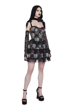 Widow Dresses|Mini Dresses*Bewitched Bloom Mini Dress