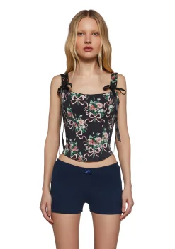Widow Bottoms|Skirts*Bewitched Bloom Mini Skirt