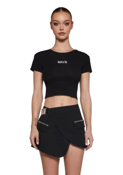 Poster Grl Tops|Plus*Bish I Might Be Baby Tee