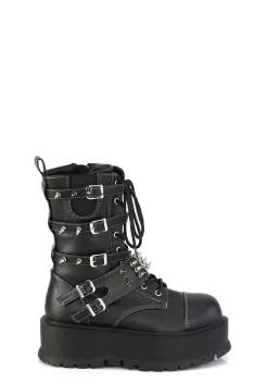 Demonia Boots|Platforms*Bite Me Spiked Platform Boots