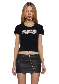 Sugar Thrillz Tops|Plus*Bittersweet Romance Sweater Top