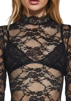 Current Mood Dresses|Mini Dresses*Blank Spaces Sheer Mini Dress - Black