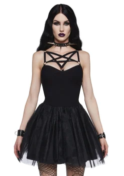 Widow Dresses*Bleak Moonlight Pentagram Dress
