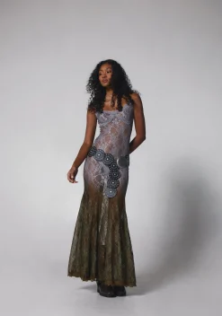 Current Mood Dresses|Plus*Blind Intuition Maxi Dress - Gray