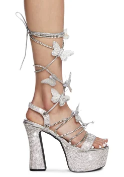 Poster Grl Platforms|Heels*Blindin' Pixie Queen Lace Up Heels