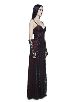 Widow Dresses|Plus*Bloodlust Coven Maxi Dress