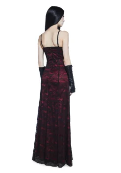 Widow Dresses|Plus*Bloodlust Coven Maxi Dress