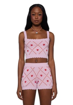 Sugar Thrillz Lingerie|Plus*Blushing Delight Lounge Set