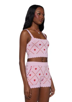 Sugar Thrillz Lingerie|Plus*Blushing Delight Lounge Set