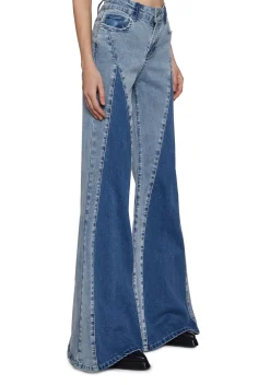 Current Mood Bottoms|Pants*Bohemian Blues Wide Leg Jeans